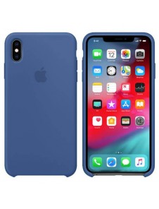 Apple MVF62ZM/A Silicone Case till iPhone XS Max - Delft Blue