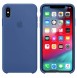Apple MVF62ZM/A Silicone Case till iPhone XS Max - Delft Blue