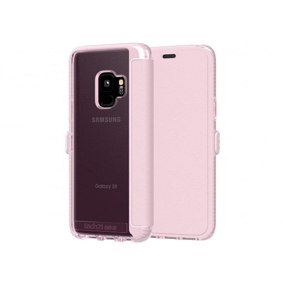 Tech21 T21-5961 Evo Wallet Folio Cover till Samsung Galaxy S9 - Rosa