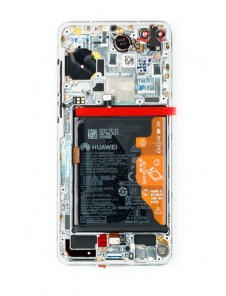 LCD-skärm + beröringsenhet + framsida Huawei P40 - Isvit (Service pack)