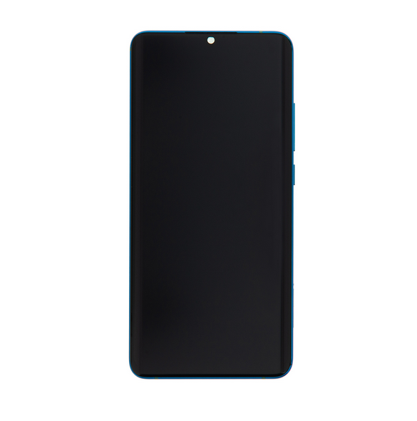 LCD-skärm + beröringsenhet + framsida för Xiaomi Mi Note 10 - Grön (Service Pack)