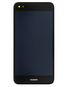LCD-display + Touch Unit + Framsida Huawei Nova Lite - Svart (Service Pack)