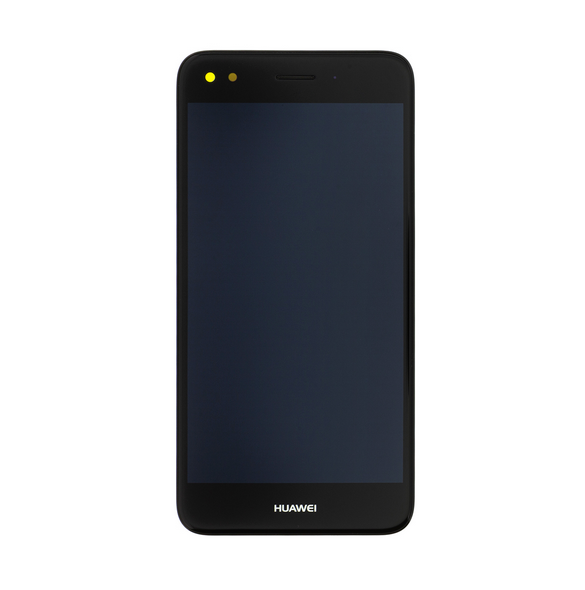 LCD-display + Touch Unit + Framsida Huawei Nova Lite - Svart (Service Pack)