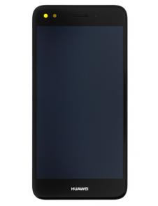 LCD-display + Touch Unit + Framsida Huawei Nova Lite - Svart (Service Pack)