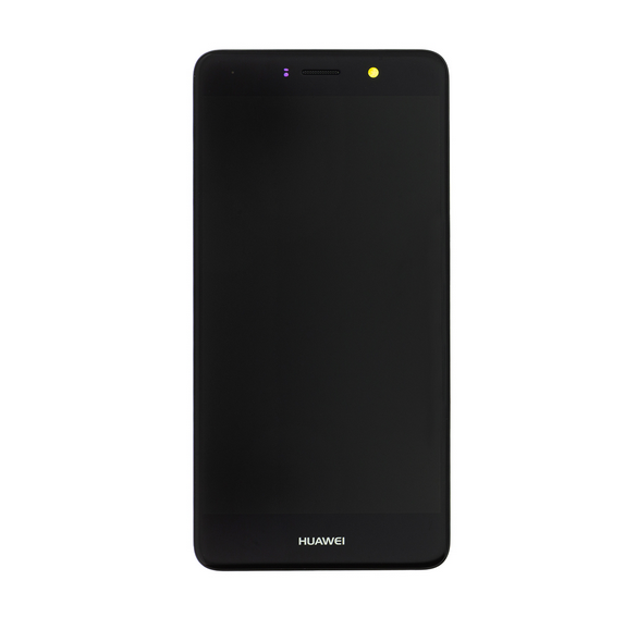 LCD-display + Touch Unit + Framsida Huawei Y7 - Svart (Service Pack)