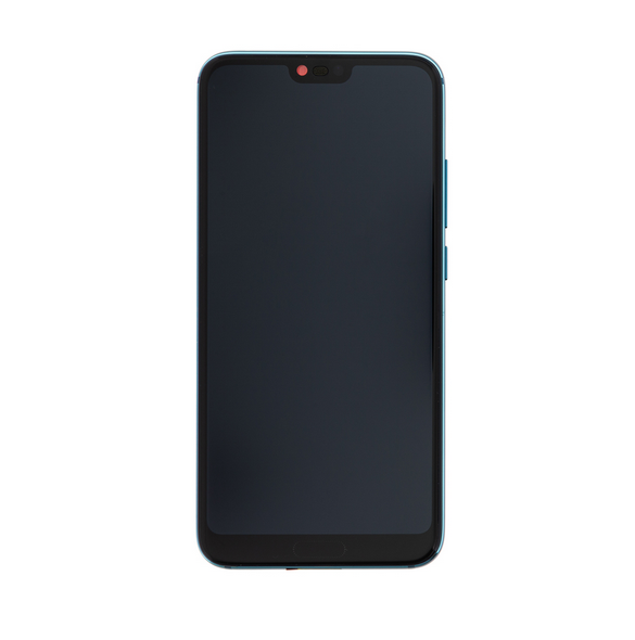 LCD-display + beröringsenhet + framsida Huawei Honor 10 - Grön (Service Pack)