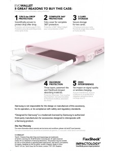 Tech21 T21-5961 Evo Wallet Folio Cover till Samsung Galaxy S9 - Rosa