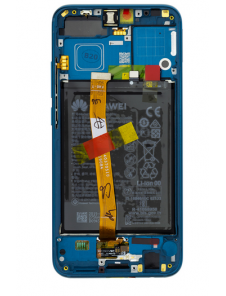 LCD-display + beröringsenhet + framsida Huawei Honor 10 - Grön (Service Pack)