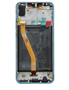 LCD-skärm + beröringsenhet + framsida Huawei Nova 3 - Grön (Service pack)