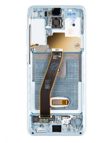 LCD-display + Touch Unit Samsung Galaxy S20 - Blå (Service Pack)