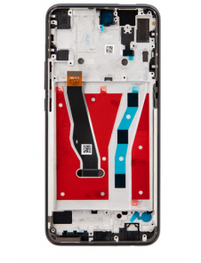 LCD-skärm + peksenhet + framsida Huawei P Smart Pro - Svart