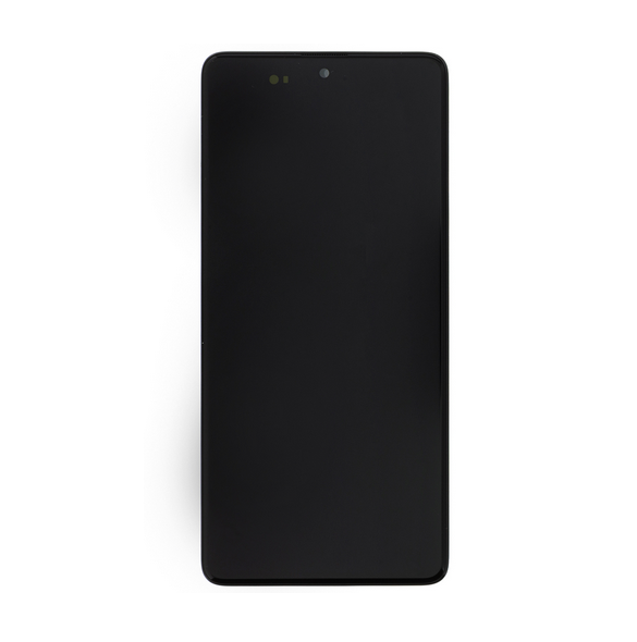 LCD-display + Touch Unit Samsung Galaxy A71 - Svart (Service Pack)