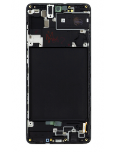 LCD-display + Touch Unit Samsung Galaxy A71 - Svart (Service Pack)