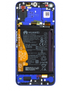 LCD-display + Touch Unit + Framsida Huawei Honor 20 - Blå (Service Pack)