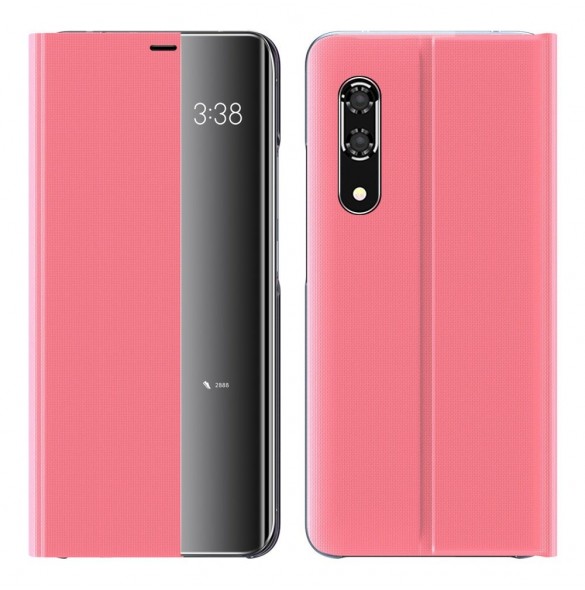 JollyFX New Sleep Case Bookcase Type Case med kickstand-funktion för Huawei P20 Pro - Rosa