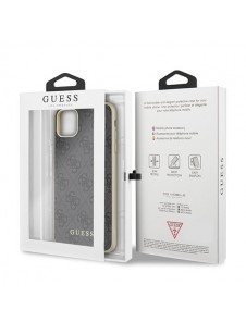 Guess  4G Collection hårt fodral iPhone 11 Pro Max - Grå