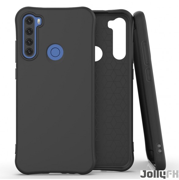 JollyFX Soft Color Case flexibel gelväska till Xiaomi Redmi Note 8T - Svart