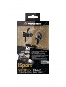 Monster iSport Victory In-Ear Bluetooth Wireless Headphones (137085-00) - Svart