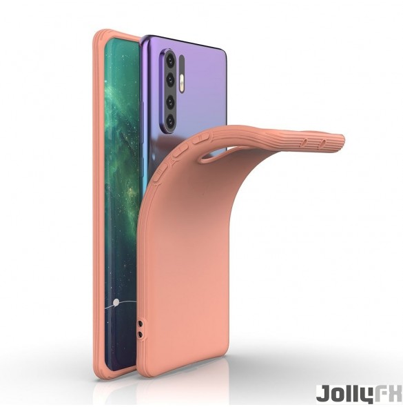 Rosa och väldigt snyggt omslag Huawei P30 Pro.