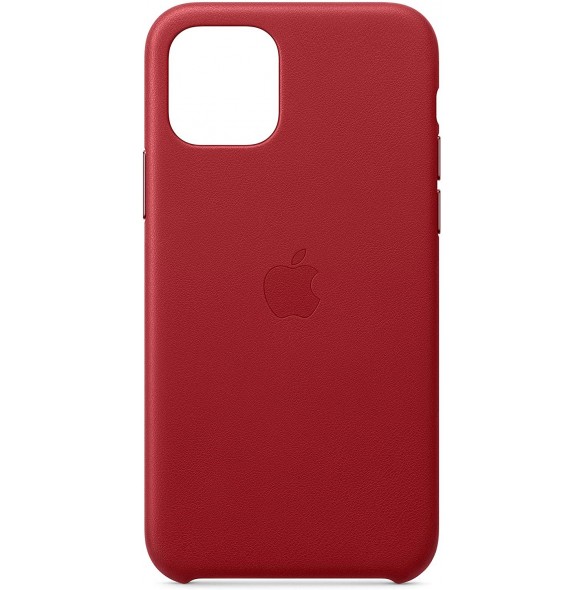 Apple MWYF2ZM/A Läderskal till iPhone 11 Pro - Röd