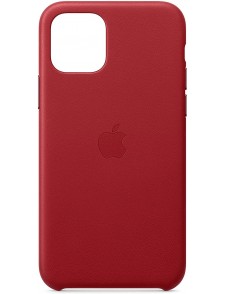 Apple MWYF2ZM/A Läderskal till iPhone 11 Pro - Röd
