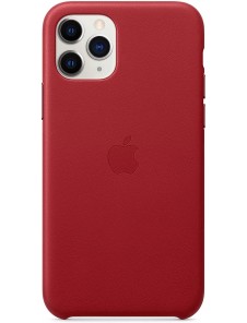 Apple MWYF2ZM/A Läderskal till iPhone 11 Pro - Röd
