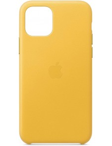 Apple MWYA2ZM/A Läderskal till iPhone 11 Pro - Gul