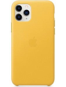 Apple MWYA2ZM/A Läderskal till iPhone 11 Pro - Gul