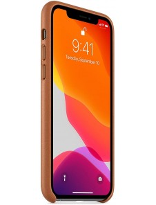 Apple MWYD2ZM/A Läderskal till iPhone 11 Pro - Sadel Brun