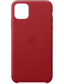 Apple MX0F2ZM/A Läderskal till iPhone 11 Pro Max - Röd