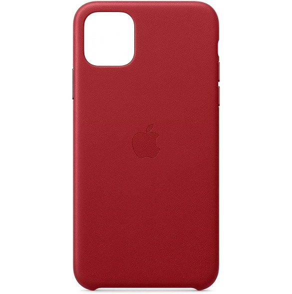 Apple MX0F2ZM/A Läderskal till iPhone 11 Pro Max - Röd