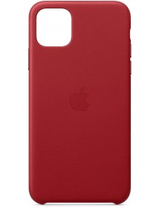 Apple MX0F2ZM/A Läderskal till iPhone 11 Pro Max - Röd