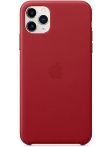 Apple MX0F2ZM/A Läderskal till iPhone 11 Pro Max - Röd