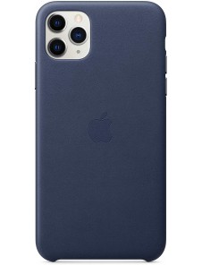 Apple MX0G2ZM/A Läderskal till iPhone 11 Pro Max - Blå