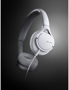 Sony MDR-10RC Hörlurar med mikrofon på örat, kabelansluten - Vit