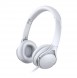 Sony MDR-10RC Hörlurar med mikrofon på örat, kabelansluten - Vit