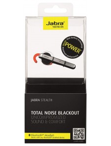 Jabra Stealth Wireless Stereo Bluetooth Headset - Svart / Orange