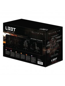 L33T-Gaming Elite V3 Gamingstol (tyg) - Röd