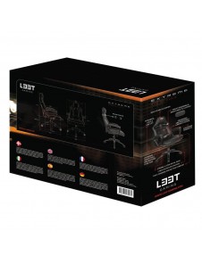 L33T-Gaming Extreme Gamingstol - Svart