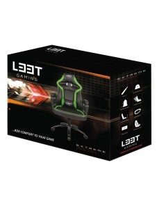 L33T-Gaming Extreme Gamingstol - Grön