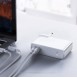 Baseus GaN powerbank 10000mAh snabbväggsladdare PPS 45W USB / Typ C Quick Charge 3.0 Power Delivery +USB Type C 1m kabel - Svart