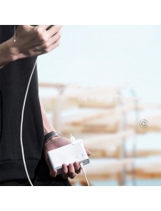 Baseus GaN powerbank 10000mAh snabbväggsladdare PPS 45W 2x USB / Typ C Quick Charge 3.0 + USB Type C 1m kabel - Svart