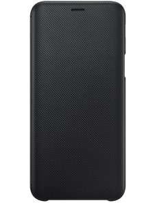 Samsung EF-WJ600CBEGWW Wallet Cover Bookcase med kortplats för Samsung Galaxy J6 2018 - Svart