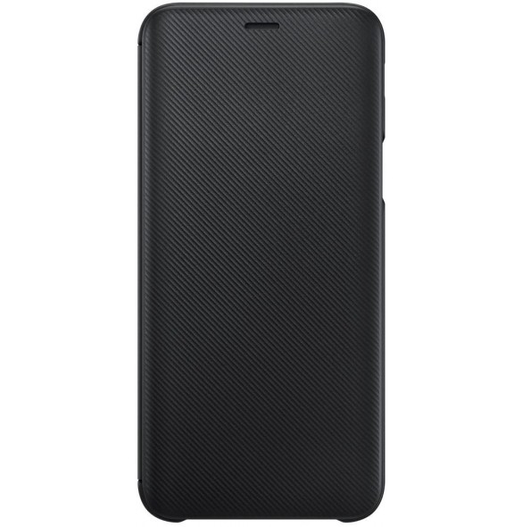 Samsung EF-WJ600CBEGWW Wallet Cover Bookcase med kortplats för Samsung Galaxy J6 2018 - Svart