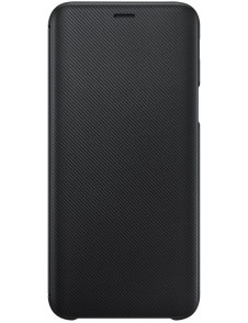 Samsung EF-WJ600CBEGWW Wallet Cover Bookcase med kortplats för Samsung Galaxy J6 2018 - Svart