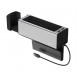 Baseus bilhållare kopphållare laddning 2x USB HUB - Silver (CRCWH-A0S)