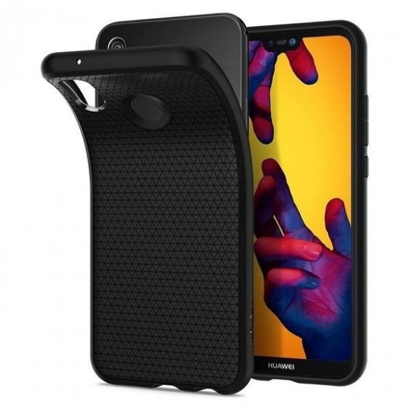 Spigen Liquid Air Skal Cover till Huawei P20 Lite - Svart
