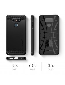 Spigen Rugged Armor Skal Cover till LG G6 - Svart