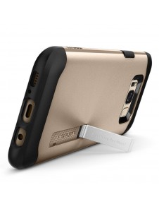 Spigen Slim Armor Kickstand Skal Cover till Samsung Galaxy S8 - Guld