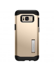 Spigen Slim Armor Kickstand Skal Cover till Samsung Galaxy S8 - Guld